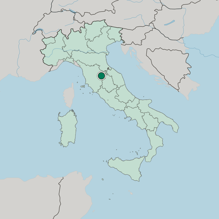 Map showing San Zeno — In Italy