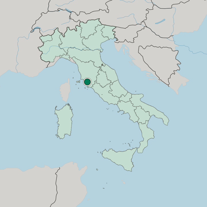 Map showing Porta Vecchia — In Italy