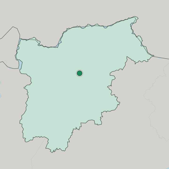 Map showing Bolzano — In Trentino-Alto Adige