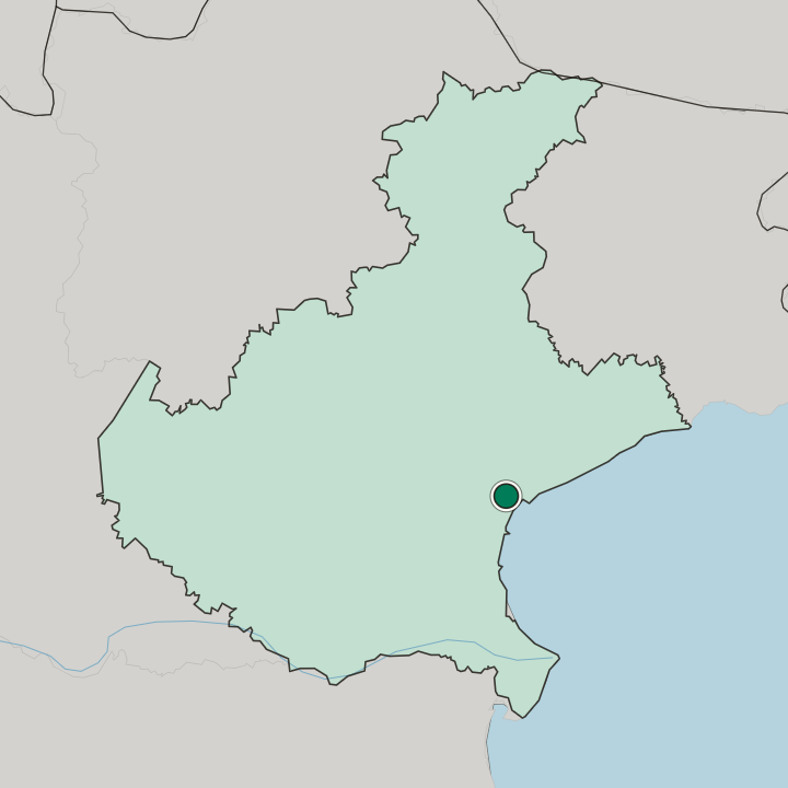 Map showing Venice — In Veneto