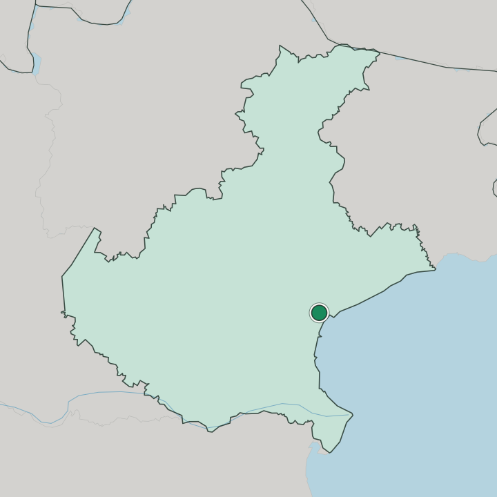 Map showing Venice — In Veneto