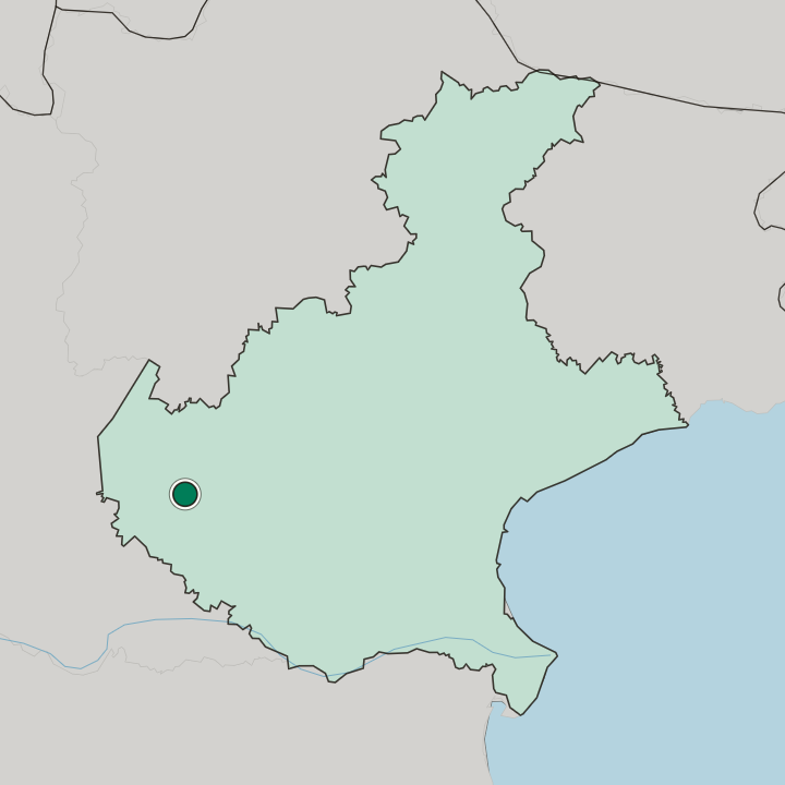 Map showing Chievo — In Veneto