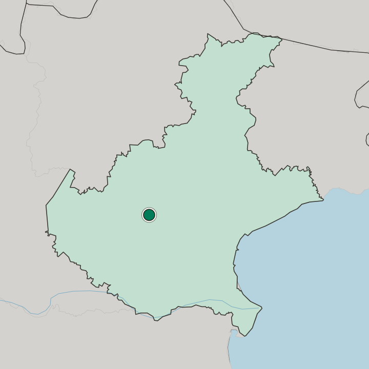 Map showing Anconetta — In Veneto