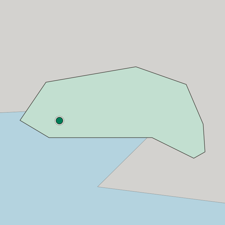 Map showing Kingston — In Kingston