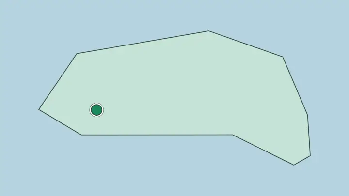 Map of Kingston in Jamaica