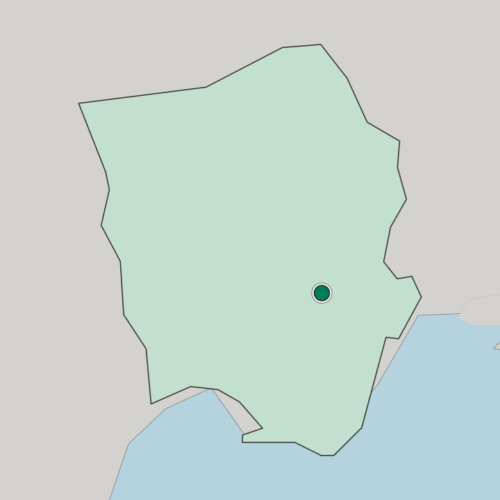 Map showing Spanish Town — In Saint Catherine