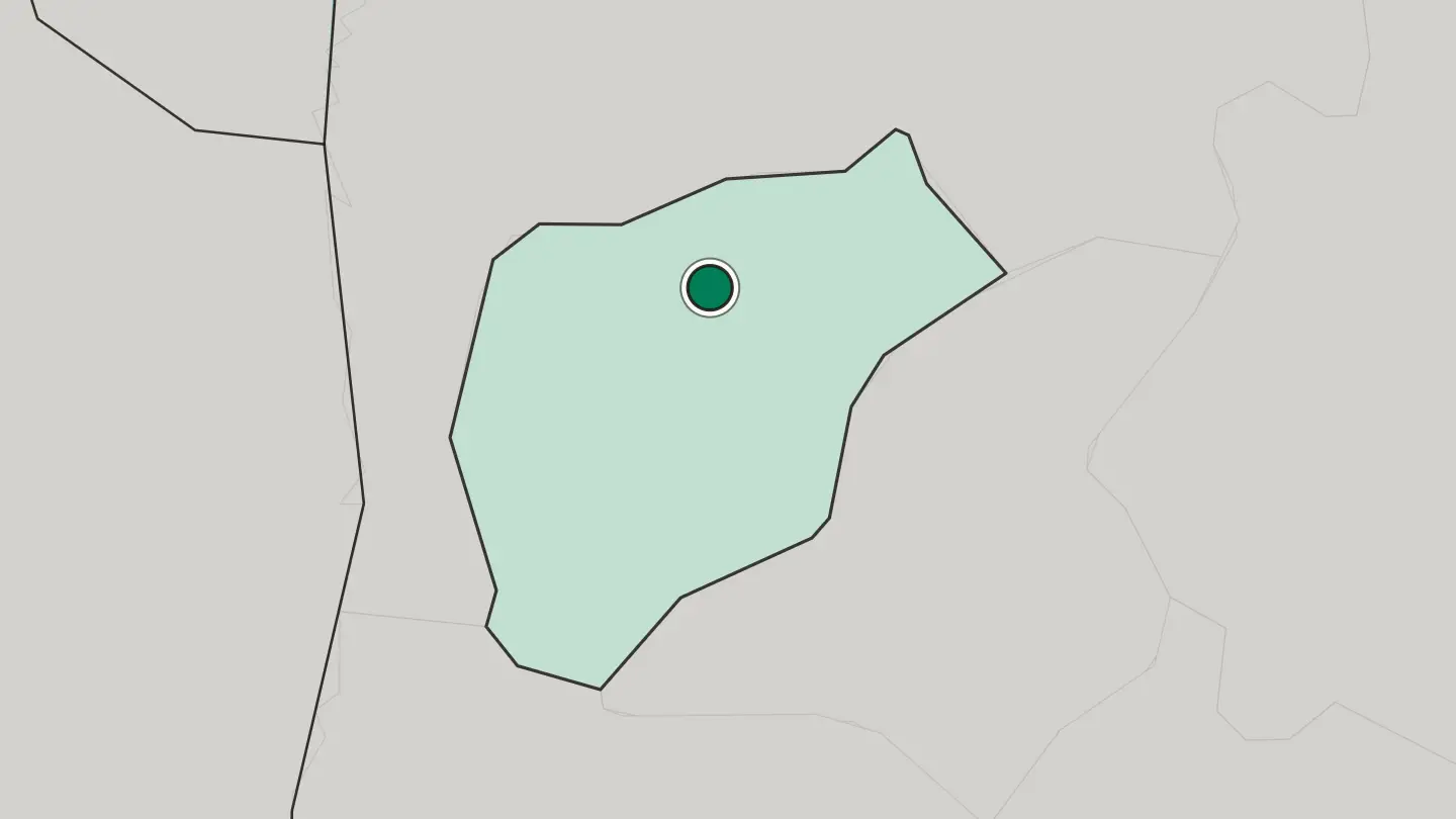 Map of ‘Ajlūn in Jordan