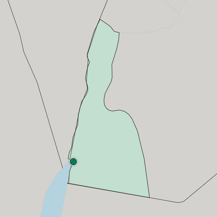 Map showing Aqaba — In Muḩāfaz̧at al ‘Aqabah