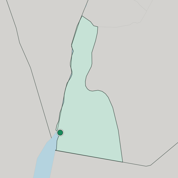 Map showing Aqaba — In Muḩāfaz̧at al ‘Aqabah