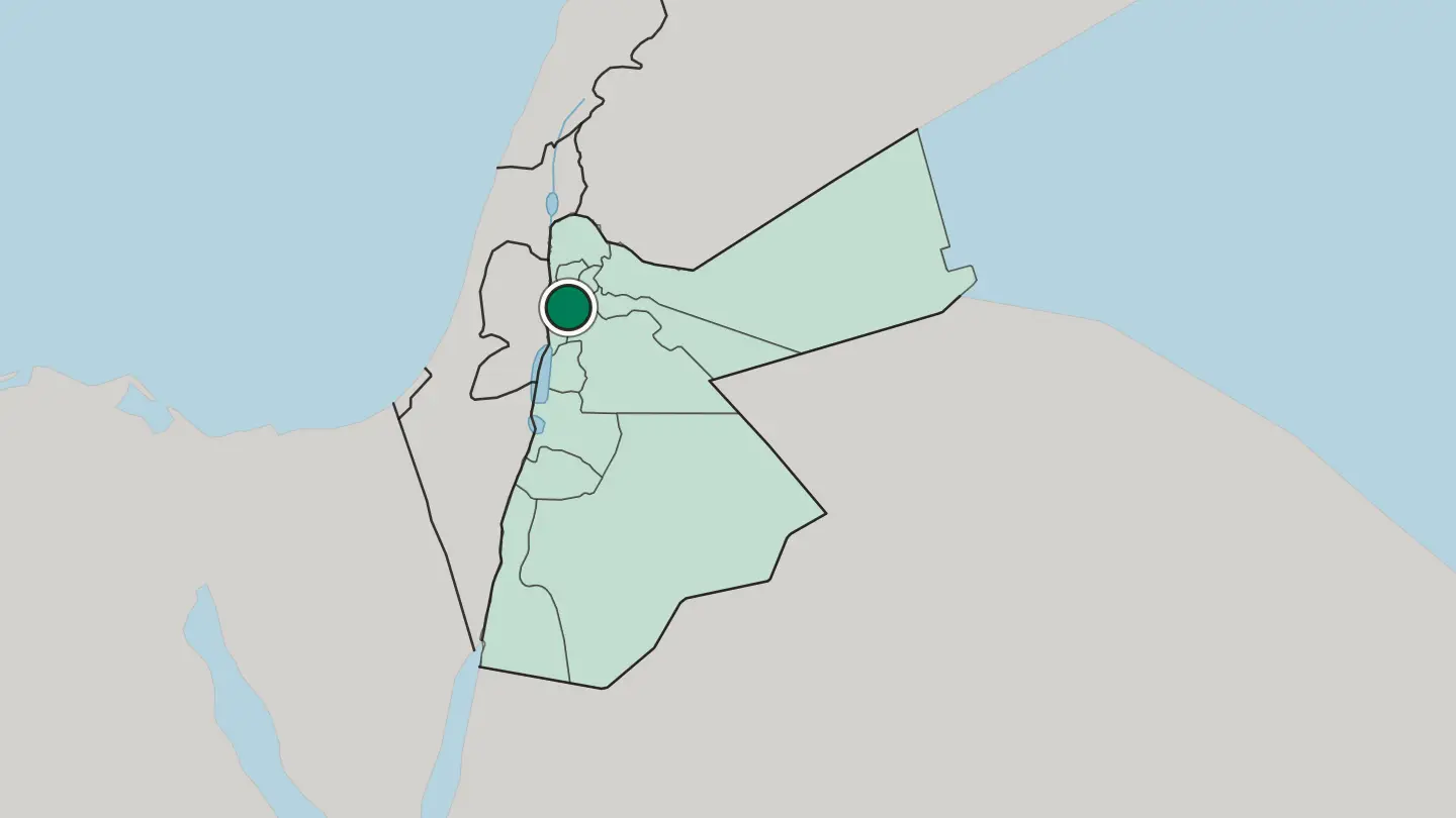 Map of As Salţ in Jordan