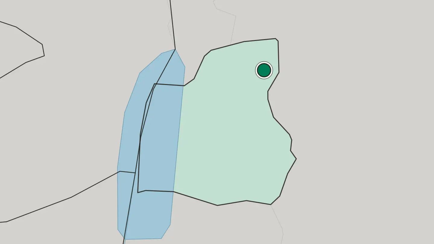 Map of Mādabā in Jordan