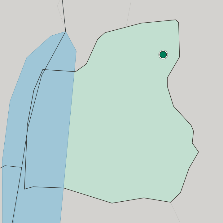 Map showing Mādabā — In Muḩāfaz̧at Mādabā