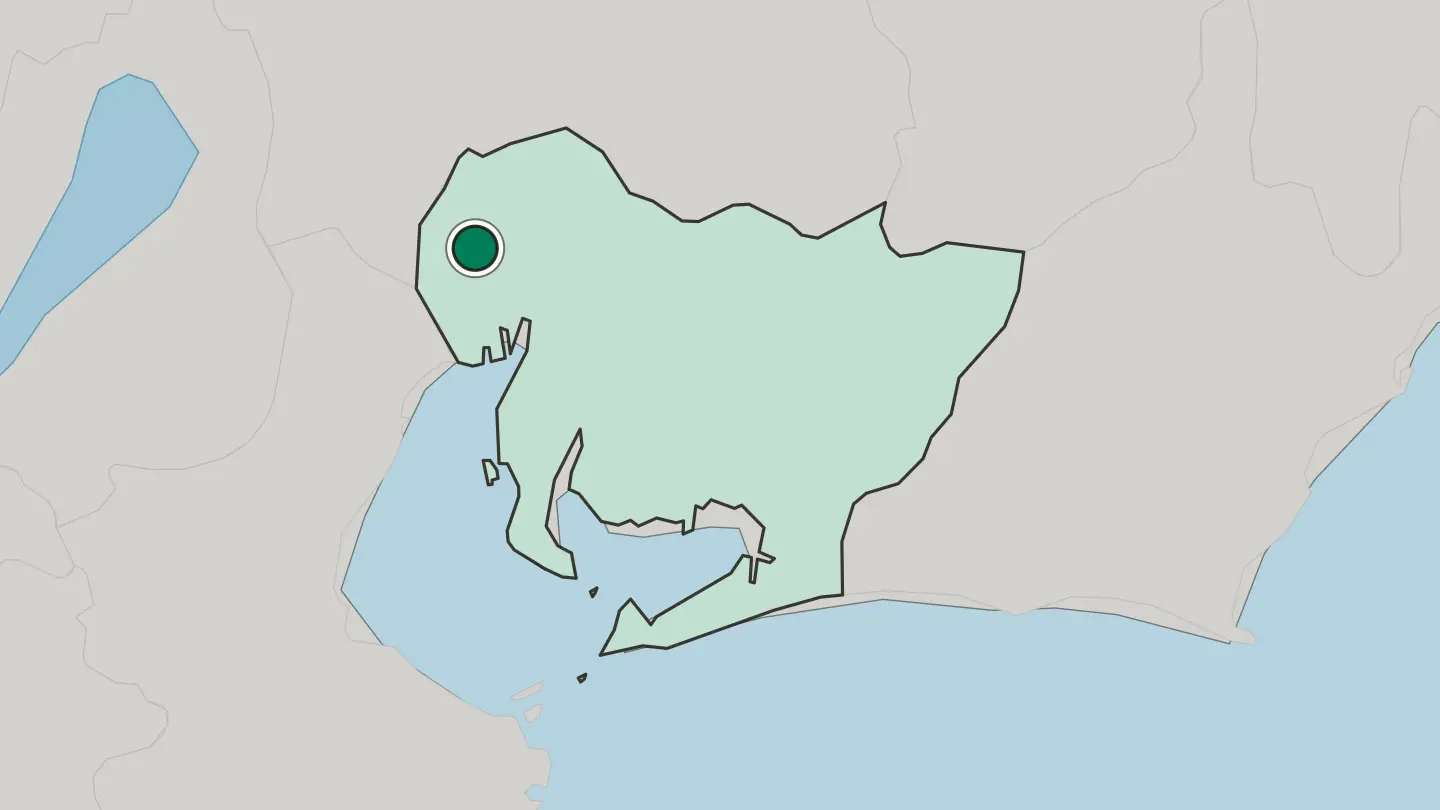 Map of Ama in Japan