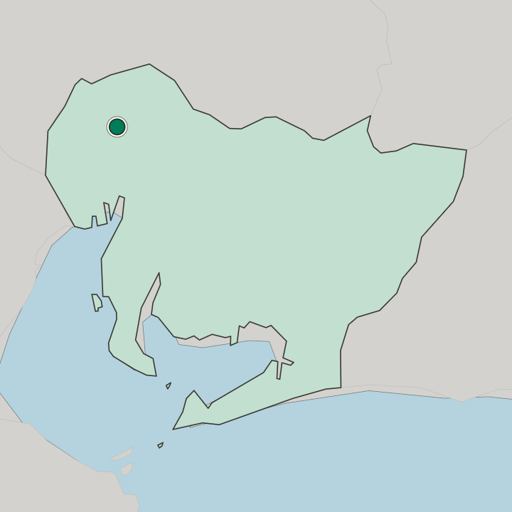 Map showing Kitanagoya — In Aichi-ken