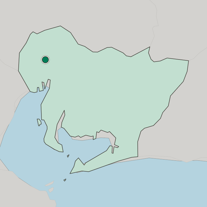 Map showing Kiyosu — In Aichi-ken