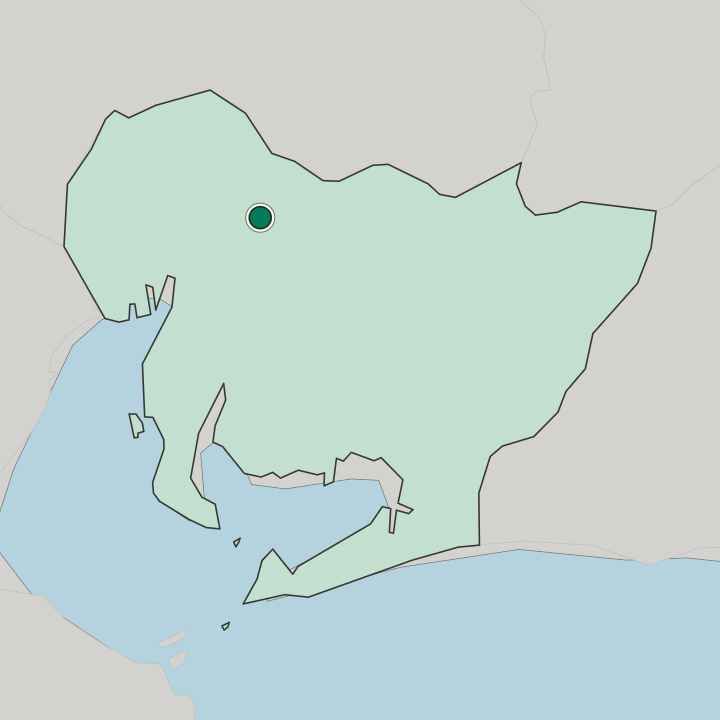 Map showing Nagakute — In Aichi-ken
