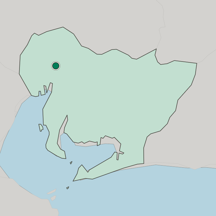 Map showing Nagoya — In Aichi-ken