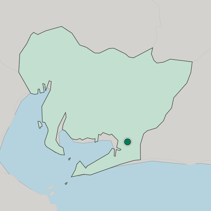 Map showing Toyohashi — In Aichi-ken