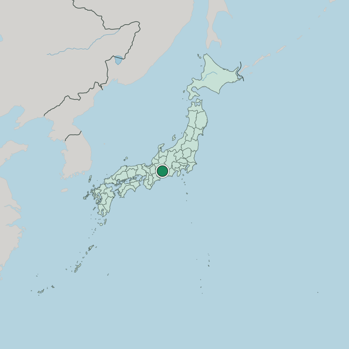 Map showing Toyota — In Japan