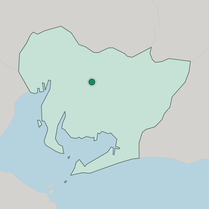Map showing Toyota — In Aichi-ken
