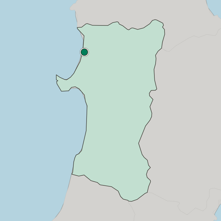 Map showing Noshiro — In Akita
