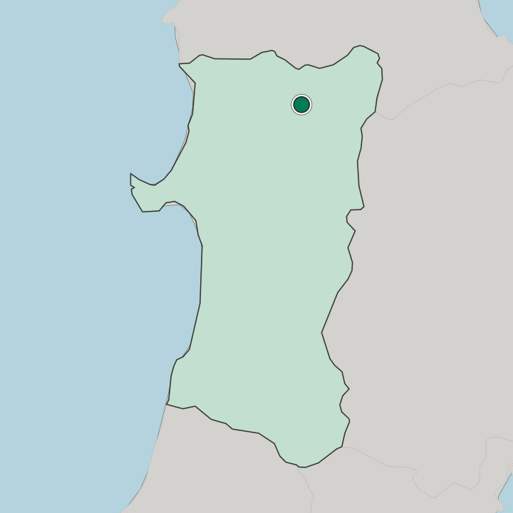 Map showing Ōdate — In Akita