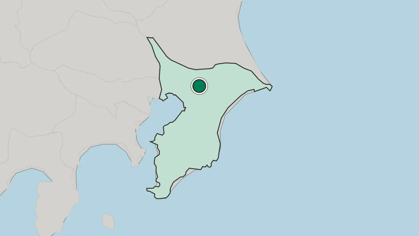 Map of Sakura in Japan