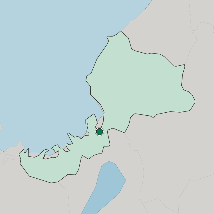 Map showing Tsuruga — In Fukui