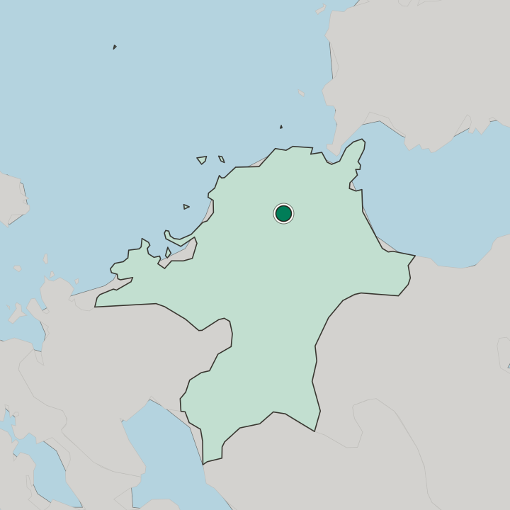 Map showing Nōgata — In Fukuoka Prefecture