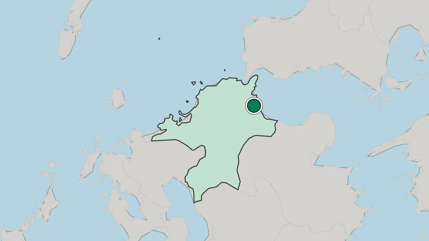 Map of Yukuhashi in Japan
