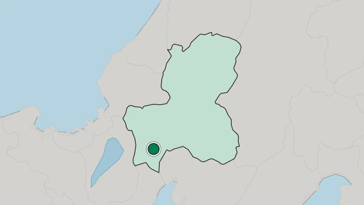 Map of Ōgaki in Japan