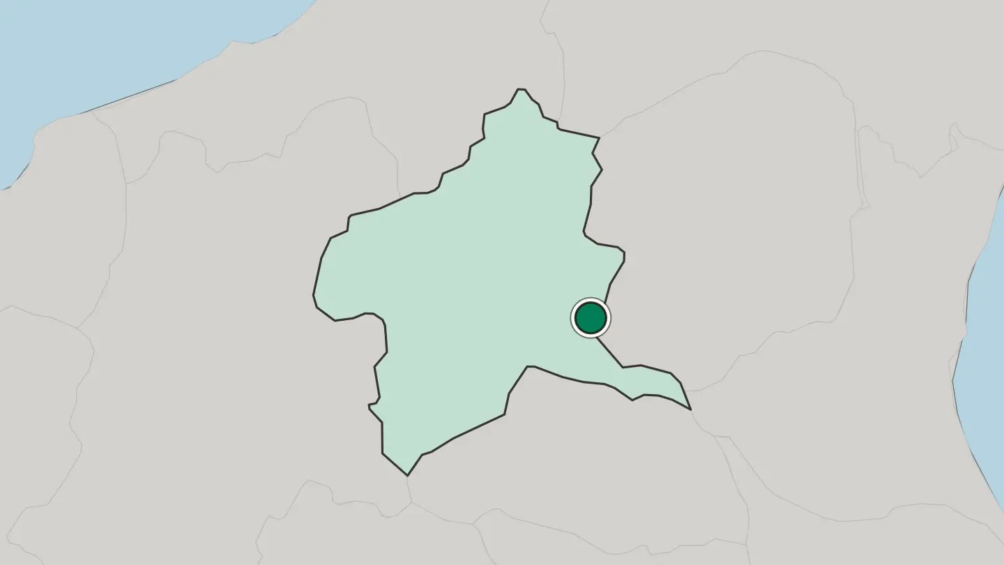 Map of Kiryū in Japan
