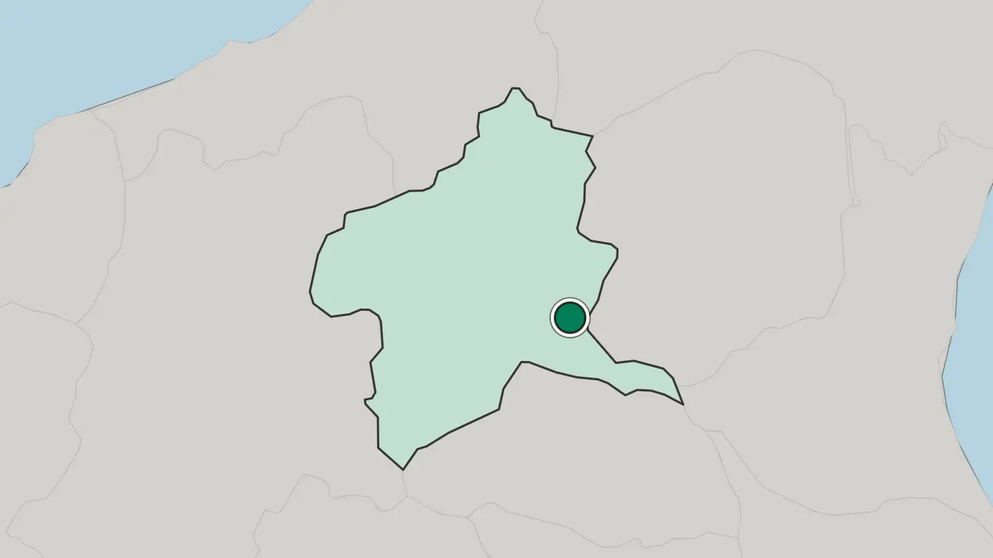 Map of Midori in Japan