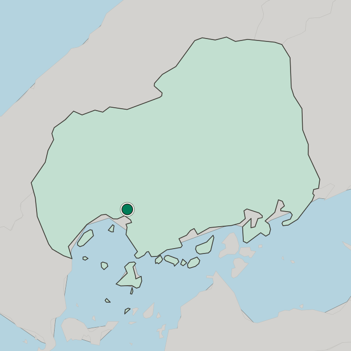 Map showing Fuchūchō — In Hiroshima-ken