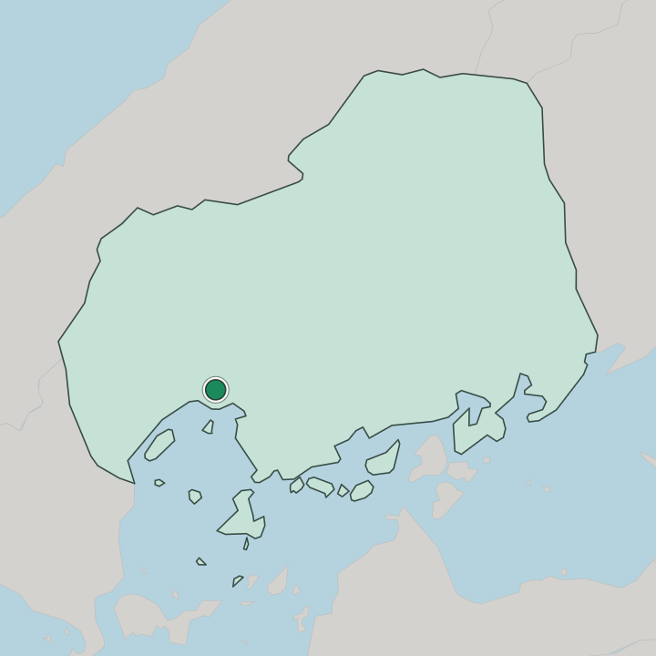 Map showing Hiroshima — In Hiroshima-ken