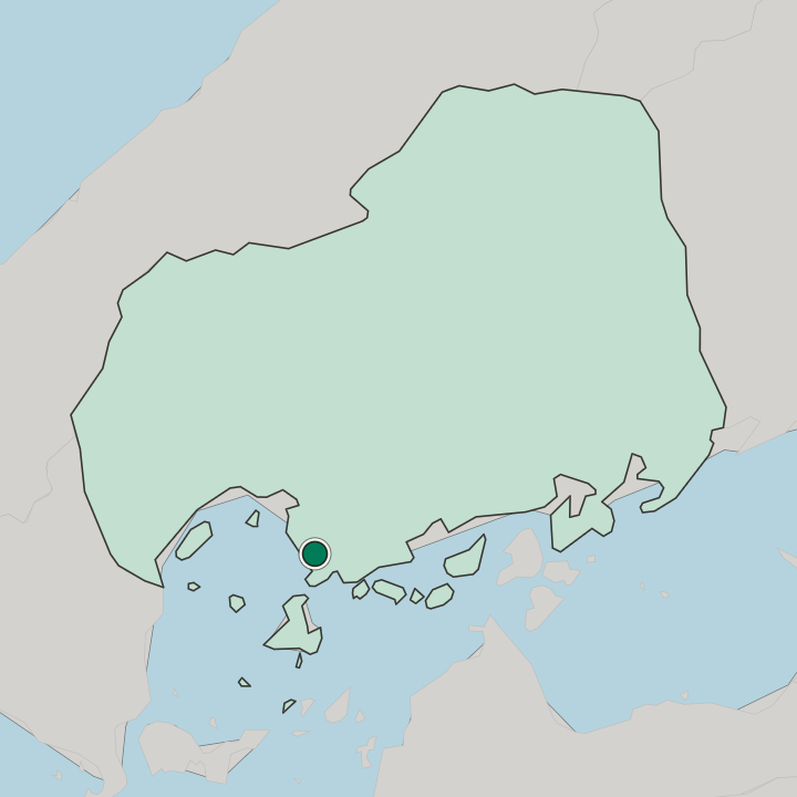 Map showing Kure — In Hiroshima-ken
