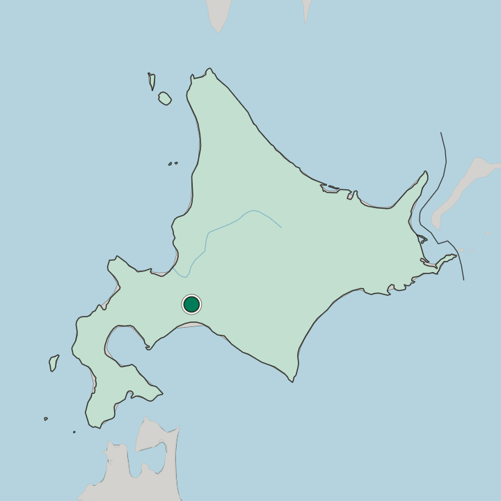 Map showing Chitose — In Hokkaido