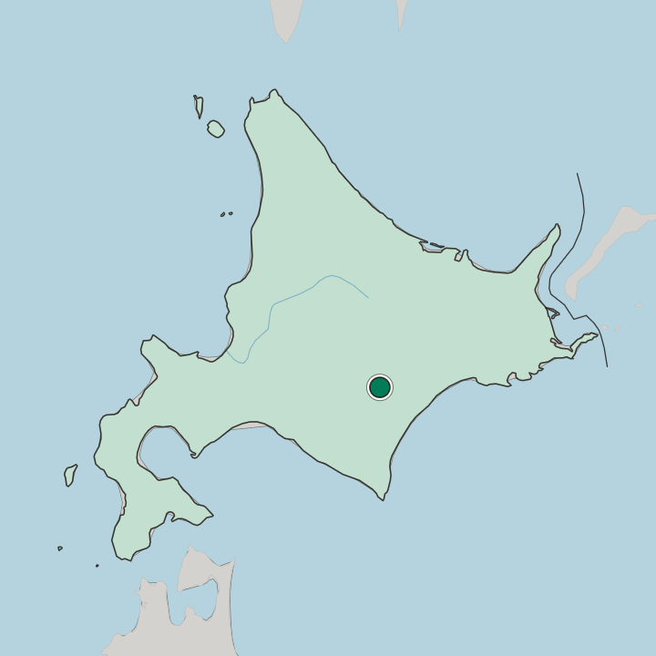 Map showing Obihiro — In Hokkaido