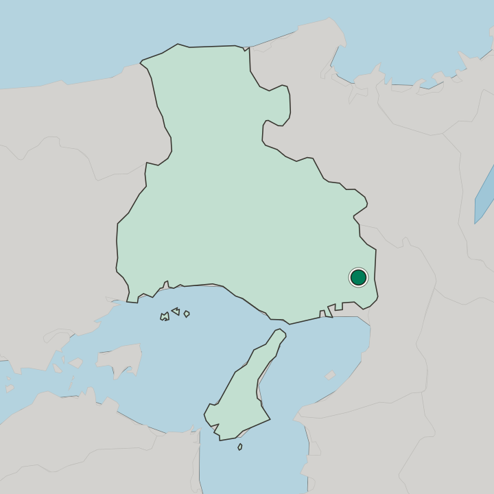 Map showing Takarazuka — In Hyōgo