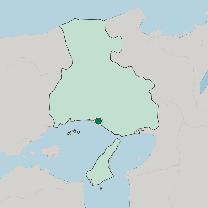 Map showing Takasago — In Hyōgo