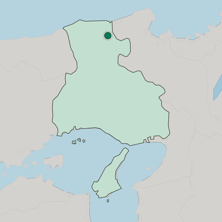 Map showing Toyooka — In Hyōgo
