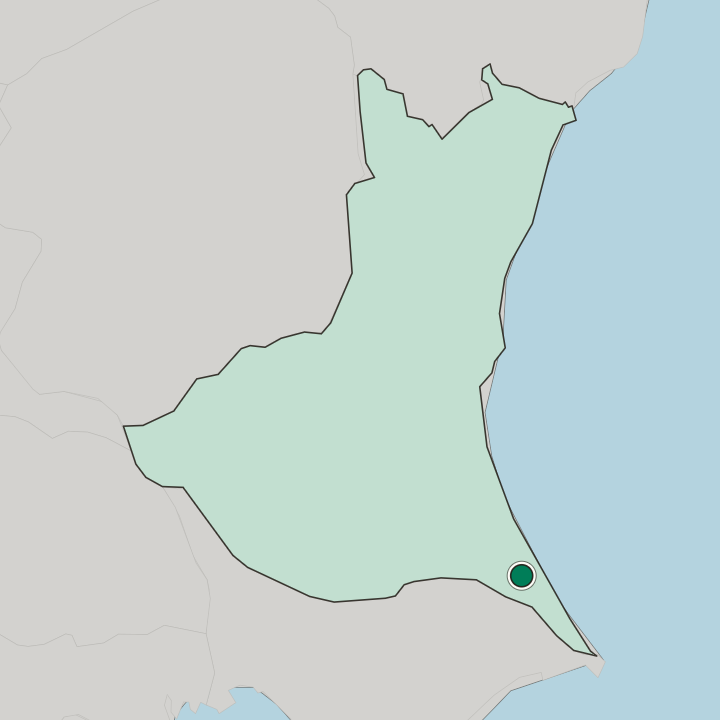 Map showing Kamisu — In Ibaraki