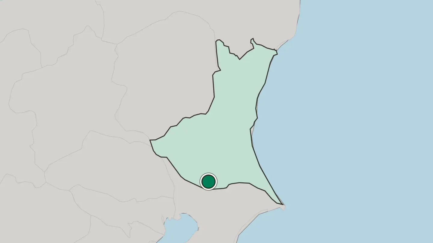 Map of Ryūgasaki in Japan