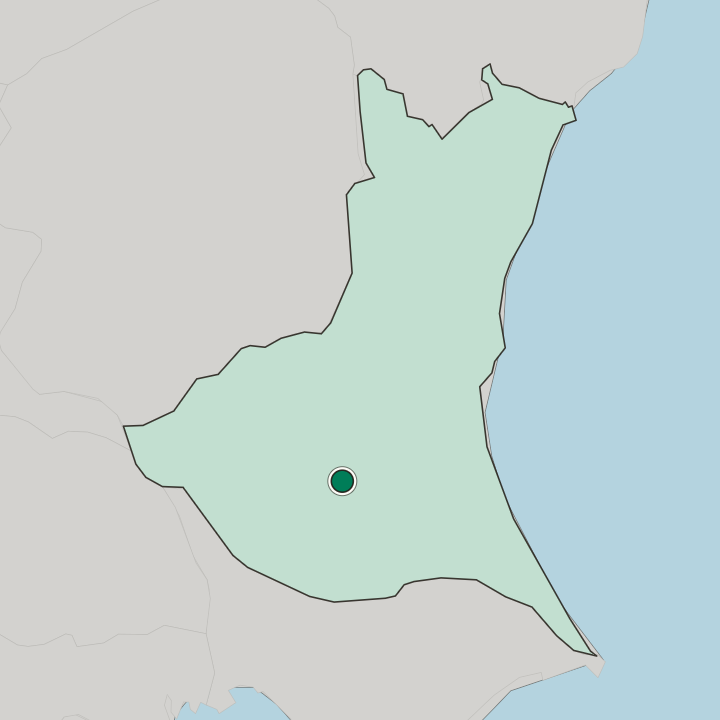 Map showing Tsuchiura — In Ibaraki