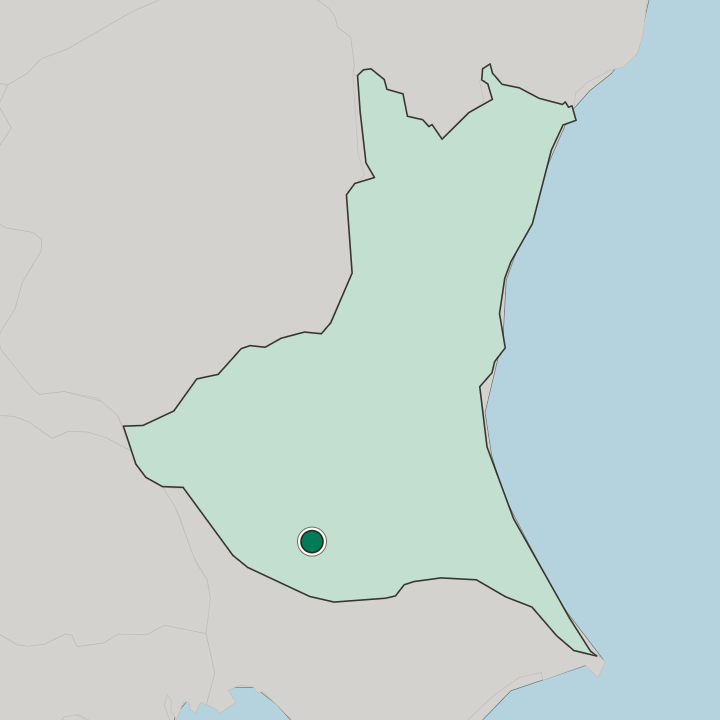 Map showing Ushiku — In Ibaraki