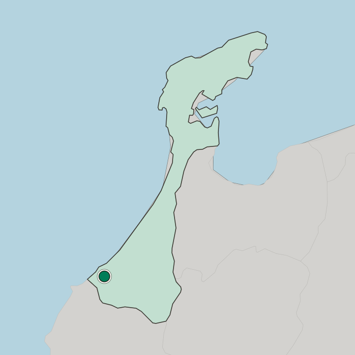 Map showing Kaga — In Ishikawa-ken