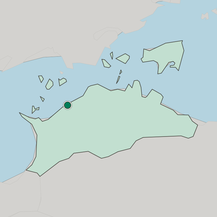 Map showing Marugame — In Kagawa-ken