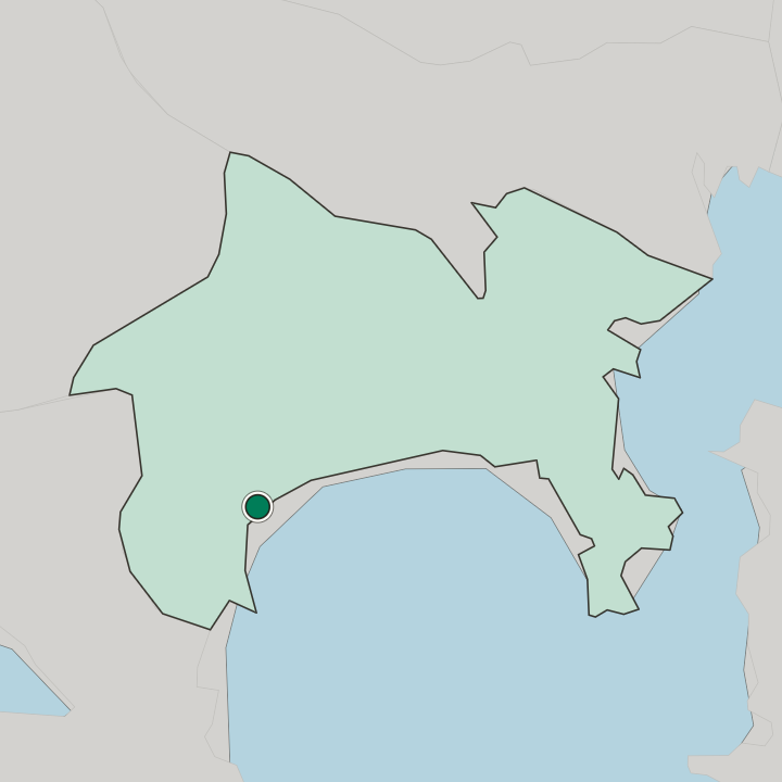 Map showing Odawara — In Kanagawa