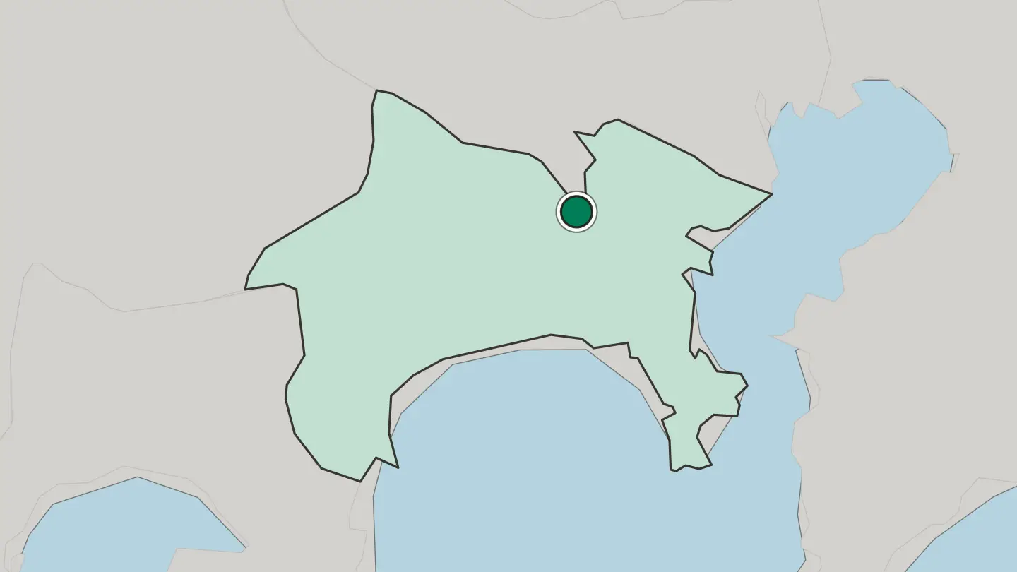 Map of Yamato in Japan