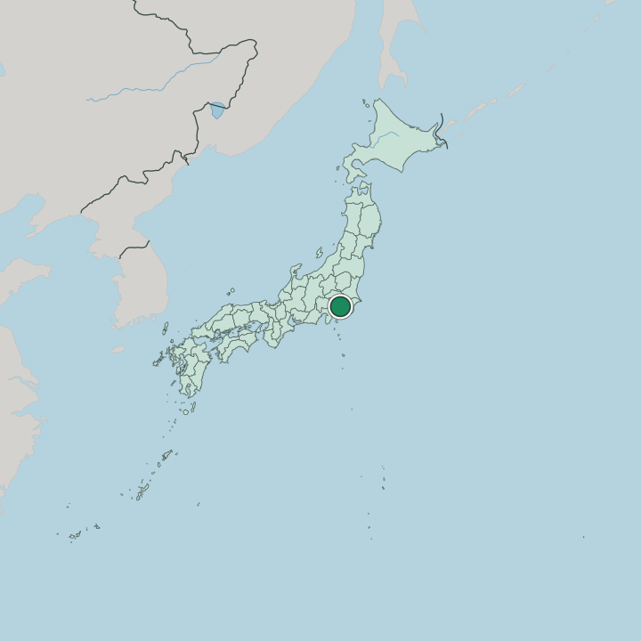 Map showing Yokohama — In Japan